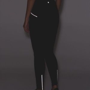 Lululemon Pocket Reflective Leggings Black